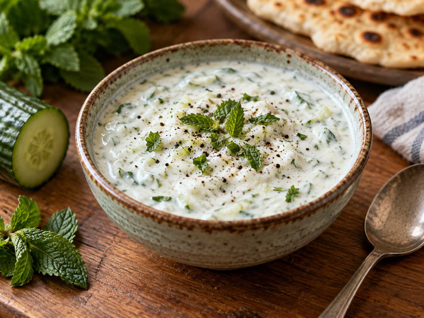 Raita – Knoblauch-Joghurt-Sauce